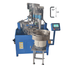 Four-Station Rotary Table Automatic Drilling Tapping Machine - For Door Handle