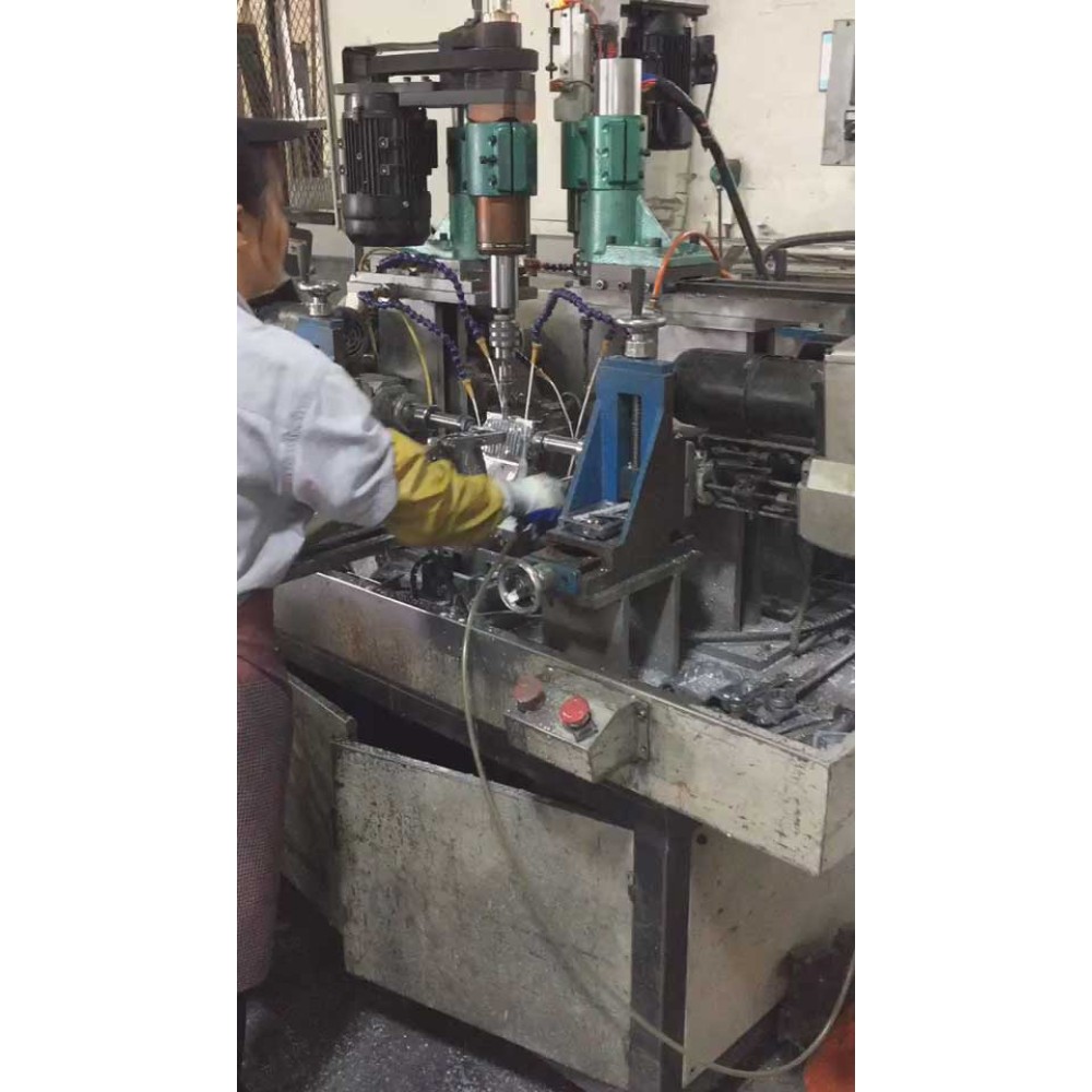 Semi Automatic Multi Spindle Drilling Tapping Machine
