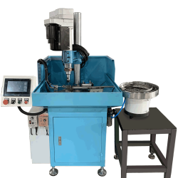 Single Spindle T-Type Fully Automatic Drilling Tapping Machine - For Screw Terminals