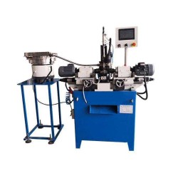 Automatic Double Head Round Rod Pipe Pneumatic Stud Bolt Chamfering Machine