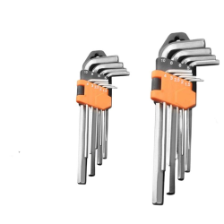 Electroplate Flat Head Hex Key Wrench Metric Size Hexagon Wrench Standard Arm Short Arm Spanner Hand Tool Set 1 Set 9pcs 200n-m Electroplate Flat Head Hex Key Wrench Metric Size Hexagon Wrench Standard Arm Short Arm Spanner Hand Tool Set 1 Set 9pcs 200n-m