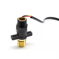 Hall Effect Water Sensor Flow Pulse Signal Style G1/2" Nylon Water Flow Sensor Suitable for Instant Water Heater Hall Effect Water Sensor Flow Pulse Signal Style G1/2" Nylon Water Flow Sensor Suitable for Instant Water Heater