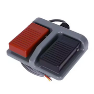 Foot Switch MDFS-65 Double Foot Pedal Switch Self-Reset With Wire 3A/220VAC Foot Switch MDFS-65 Double Foot Pedal Switch Self-Reset With Wire 3A/220VAC