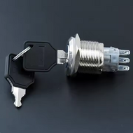 12MM/16MM/19MM/22MM Waterproof LA128 Key Lock Switch 12MM/16MM/19MM/22MM Waterproof LA128 Key Lock Switch