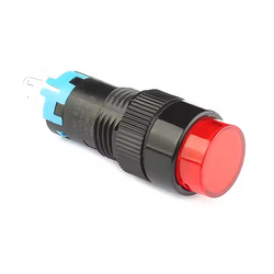 10mm red LED push button switch - micro tactile click switch with light 10mm red LED push button switch - micro tactile click switch with light