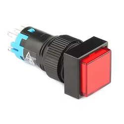 10mm red LED push button switch - micro tactile click switch with light 10mm red LED push button switch - micro tactile click switch with light
