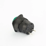 16mm On/Off Push Button Switch - Red & Green LED Latching 16mm On/Off Push Button Switch - Red & Green LED Latching
