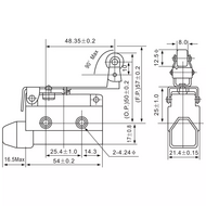 AZ-7124 Angled Lever with Roller Limit Switch AZ-7124 Angled Lever with Roller Limit Switch