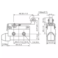 AZ-7121 Roller Lever Actuator Type Limit Switch AZ-7121 Roller Lever Actuator Type Limit Switch