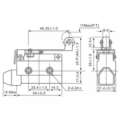 AZ-7121 Roller Lever Actuator Type Limit Switch AZ-7121 Roller Lever Actuator Type Limit Switch