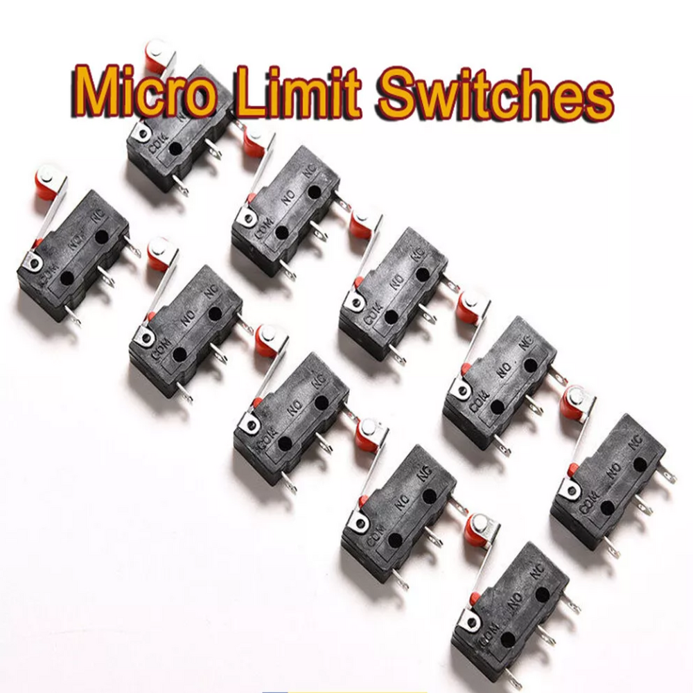 Micro Switch Limit Switch Cnc Router Limit Switch Roller type 250V 5A N/O N/C Micro Limit Switches V-Slot CNC 3D