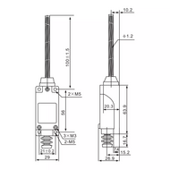 ME-8167 Flexible Spring Arm Limit Switch ME-8167 Flexible Spring Arm Limit Switch
