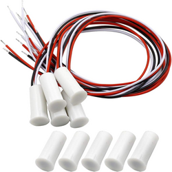 RC-35 NC & NO Wired Magnetic Door Window Contact Sensor Switch Contact Sensor Alarm Magnetic Reed Switch White - (5 Sets) RC-35 NC & NO Wired Magnetic Door Window Contact Sensor Switch Contact Sensor Alarm Magnetic Reed Switch White - (5 Sets)