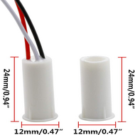 RC-35 NC & NO Wired Magnetic Door Window Contact Sensor Switch Contact Sensor Alarm Magnetic Reed Switch White - (5 Sets) RC-35 NC & NO Wired Magnetic Door Window Contact Sensor Switch Contact Sensor Alarm Magnetic Reed Switch White - (5 Sets)