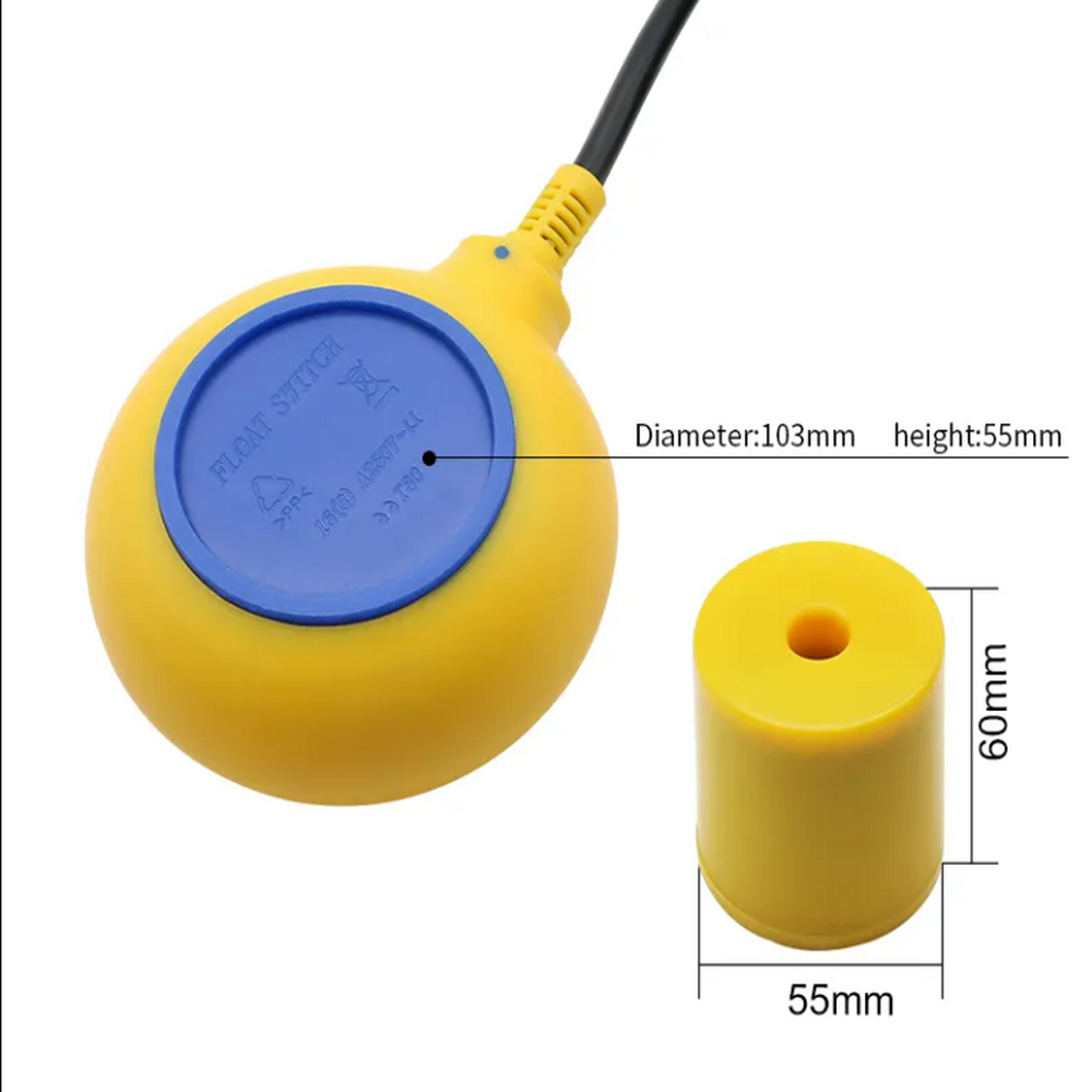 Level Control Float Switch Dc Water Level Controller Small Tanks Float Controller Switch 16A Max ...