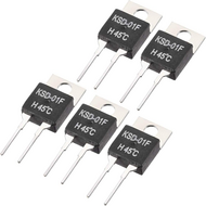 Normally Open Temperature Switch, KSD-01F Thermal Switch Thermostat Temperature Controller 45℃ N.O 5pcs Normally Open Temperature Switch, KSD-01F Thermal Switch Thermostat Temperature Controller 45℃ N.O 5pcs