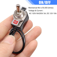 2pcs Toggle Switch SPST 2 Position Latching ON/Off 6A AC 125V /10A DC 12V Toggle switches Incidental 5.2 inch Connect Wire Rocker Arm Switch KNS-1 2pcs Toggle Switch SPST 2 Position Latching ON/Off 6A AC 125V /10A DC 12V Toggle switches Incidental 5.2 inch Connect Wire Rocker Arm Switch KNS-1