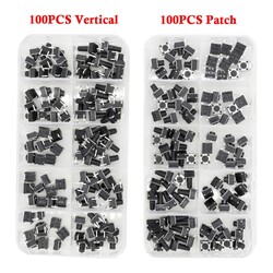 100 PCS 10 Models 6*6 Tact Switch Tactile Push Button Switch Kit Height: 4.1 5~12MM DIP 4P Micro Switch 6x6 Key Switch 100 PCS 10 Models 6*6 Tact Switch Tactile Push Button Switch Kit Height: 4.1 5~12MM DIP 4P Micro Switch 6x6 Key Switch