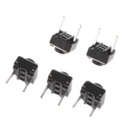 100 Pcs 6x6x5mm 2 Pin Micro Momentary Push Button Tactile Switch 100 Pcs 6x6x5mm 2 Pin Micro Momentary Push Button Tactile Switch