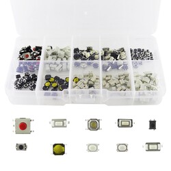 100PCS 10 Specifications Car Remote Control Key Touch Tactile Switches Buttons Touch Key Component Package 100PCS 10 Specifications Car Remote Control Key Touch Tactile Switches Buttons Touch Key Component Package