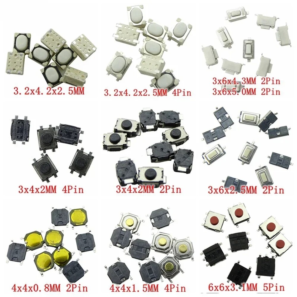 Car Remote Control Key Tactile Switches Buttons Touch Key
