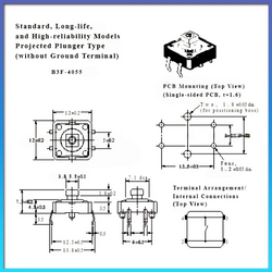 10~50pcs B3F-4055 12*12*7.3mm Tactile Switches Push Button Tact Switch + A24 Color Hat Tact Touch Micro Switch Cap 10~50pcs B3F-4055 12*12*7.3mm Tactile Switches Push Button Tact Switch + A24 Color Hat Tact Touch Micro Switch Cap