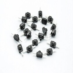 10pcs 1A 30V DC 2A 250V White/Black Latching On Off Mini Torch Tactile Switch 10pcs 1A 30V DC 2A 250V White/Black Latching On Off Mini Torch Tactile Switch