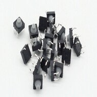 20pcs/lot 8x8x5MM 4PIN G77 Conductive Silicone Soundless Tactile Tact Push Button Micro Switch Self-reset 20pcs/lot 8x8x5MM 4PIN G77 Conductive Silicone Soundless Tactile Tact Push Button Micro Switch Self-reset