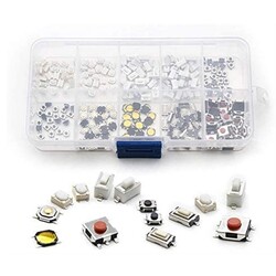 10-Types Tactile Push Button Switch Car Remote Control Keys Button Touch Microswitch 10-Types Tactile Push Button Switch Car Remote Control Keys Button Touch Microswitch