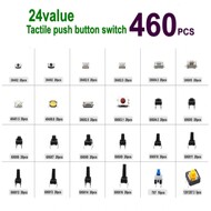 460PCS Tactile Switch Push Button Switch Micro Switch For Car Remot/TV/Toys/Home Use Button Caps Kit 460PCS Tactile Switch Push Button Switch Micro Switch For Car Remot/TV/Toys/Home Use Button Caps Kit