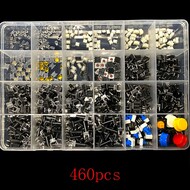 460PCS Tactile Switch Push Button Switch Micro Switch For Car Remot/TV/Toys/Home Use Button Caps Kit 460PCS Tactile Switch Push Button Switch Micro Switch For Car Remot/TV/Toys/Home Use Button Caps Kit