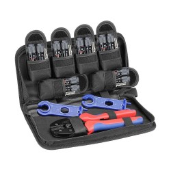 12Pcs Solar Crimper 6Pairs Solar Connectors 1Pair Solar Connector Spanner Wrench Solar Crimper Tool Kit 12Pcs Solar Crimper 6Pairs Solar Connectors 1Pair Solar Connector Spanner Wrench Solar Crimper Tool Kit