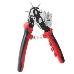 Multi-Size Hole Puncher 2/2.5/3/3.5/4/4.5mm Stainless Steel Professional Leather Punching Tool For DIY Cardboard Plastic Craft Durable Material Sleek Multi-Size Hole Puncher 2/2.5/3/3.5/4/4.5mm Stainless Steel Professional Leather Punching Tool For DIY Cardboard Plastic Craft Durable Material Sleek