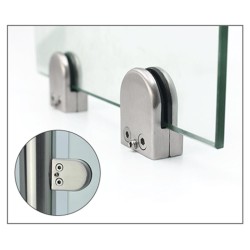 Stainless Steel Glass Clamps Fixing Clips For Handrails/Balustrades Glazing 8 - 12 mm Stainless Steel Glass Clamps Fixing Clips For Handrails/Balustrades Glazing 8 - 12 mm