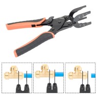 Disconnect Tongs Clamp for 1/2 Inch 3/4 Inch 1 Inch Plastic PEX CPVC Copper Pipe Fittings 1941S Disconnect Tongs Clamp for 1/2 Inch 3/4 Inch 1 Inch Plastic PEX CPVC Copper Pipe Fittings 1941S