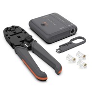 Socoje GTW5N Network Cable Pliers 5 In 1 Rj45 Crimp Tool Pass Through Modular CAT6 Lan Tester Set Socoje GTW5N Network Cable Pliers 5 In 1 Rj45 Crimp Tool Pass Through Modular CAT6 Lan Tester Set