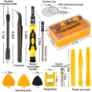 115 in 1 Professional Screwdriver Set Precision Screwdriver Set Multi-function Magnetic Repair Computer Tool Kit Compatible with Cell Phone 115 in 1 Professional Screwdriver Set Precision Screwdriver Set Multi-function Magnetic Repair Computer Tool Kit Compatible with Cell Phone