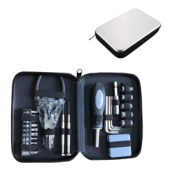 24-Piece Premium Steel Screwdriver Tool Set Compact Tinplate Box for Easy Transport Versatile Range 1pc 24-Piece Premium Steel Screwdriver Tool Set Compact Tinplate Box for Easy Transport Versatile Range 1pc