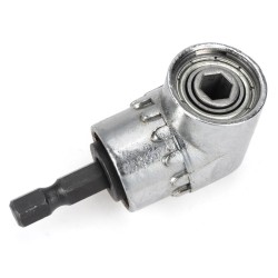 Durable Alloy Steel 105 Degree Adjustable Right Angle Driver Screwdriver with Locking and Magnetic Head for 1/4in Hex Shank Bits Ideal Hand Tool Durable Alloy Steel 105 Degree Adjustable Right Angle Driver Screwdriver with Locking and Magnetic Head for 1/4in Hex Shank Bits Ideal Hand Tool
