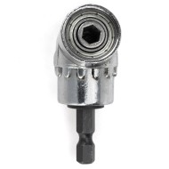 Durable Alloy Steel 105 Degree Adjustable Right Angle Driver Screwdriver with Locking and Magnetic Head for 1/4in Hex Shank Bits Ideal Hand Tool Durable Alloy Steel 105 Degree Adjustable Right Angle Driver Screwdriver with Locking and Magnetic Head for 1/4in Hex Shank Bits Ideal Hand Tool