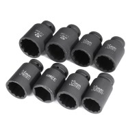 12 Point 80mm Deep Impact Nut Socket 1/2inch Drive Spindle Axle Nut Socket Hub Axle Nut 12 Point 80mm Deep Impact Nut Socket 1/2inch Drive Spindle Axle Nut Socket Hub Axle Nut