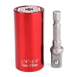 7-19MM Universal Socket Adapter Wrench Sleeve with Power Drill Adapter Tool 7-19MM Universal Socket Adapter Wrench Sleeve with Power Drill Adapter Tool