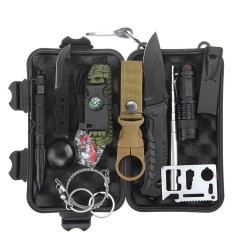 12 in 1 Emergency Survival Kit Outdoor Hiking Camping Tactical Gear Multi Tools Kit 12 in 1 Emergency Survival Kit Outdoor Hiking Camping Tactical Gear Multi Tools Kit