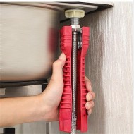 14-in-1 Sink Repair Wrench Anti-Slip Universal Multi-function Tool Made from Durable Abs Carbon Steel and Alloy Perfect 14-in-1 Sink Repair Wrench Anti-Slip Universal Multi-function Tool Made from Durable Abs Carbon Steel and Alloy Perfect