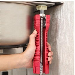 14-in-1 Sink Repair Wrench Anti-Slip Universal Multi-function Tool Made from Durable Abs Carbon Steel and Alloy Perfect 14-in-1 Sink Repair Wrench Anti-Slip Universal Multi-function Tool Made from Durable Abs Carbon Steel and Alloy Perfect
