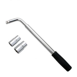 Automobile Tire Wrenches Chrome-plated Telescopic Wrenches L-shaped Chrome Vanadium Steel Socket Wrenches Automobile Tire Wrenches Chrome-plated Telescopic Wrenches L-shaped Chrome Vanadium Steel Socket Wrenches