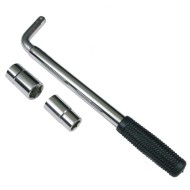 Automobile Tire Wrenches Chrome-plated Telescopic Wrenches L-shaped Chrome Vanadium Steel Socket Wrenches Automobile Tire Wrenches Chrome-plated Telescopic Wrenches L-shaped Chrome Vanadium Steel Socket Wrenches
