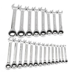 HT01 Chrome Vanadium Steel Metric Ratchet Spanner Wrench Fixed Head 6-32mm HT01 Chrome Vanadium Steel Metric Ratchet Spanner Wrench Fixed Head 6-32mm