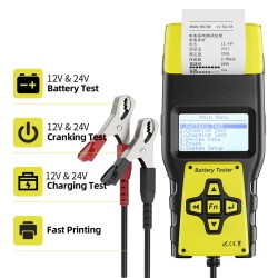 BA1000 12V Digital Car Battery Tester Diagnostic Tools Battery Voltmeter and Charging System Analyzer Tester with Printer BA1000 12V Digital Car Battery Tester Diagnostic Tools Battery Voltmeter and Charging System Analyzer Tester with Printer