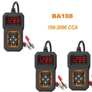 Ba108 Vehicle Battery Tester Battery Monitoring System  Battery Checker Tester 2Pcs Ba108 Vehicle Battery Tester Battery Monitoring System  Battery Checker Tester 2Pcs